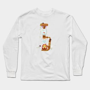 coffee anime Long Sleeve T-Shirt